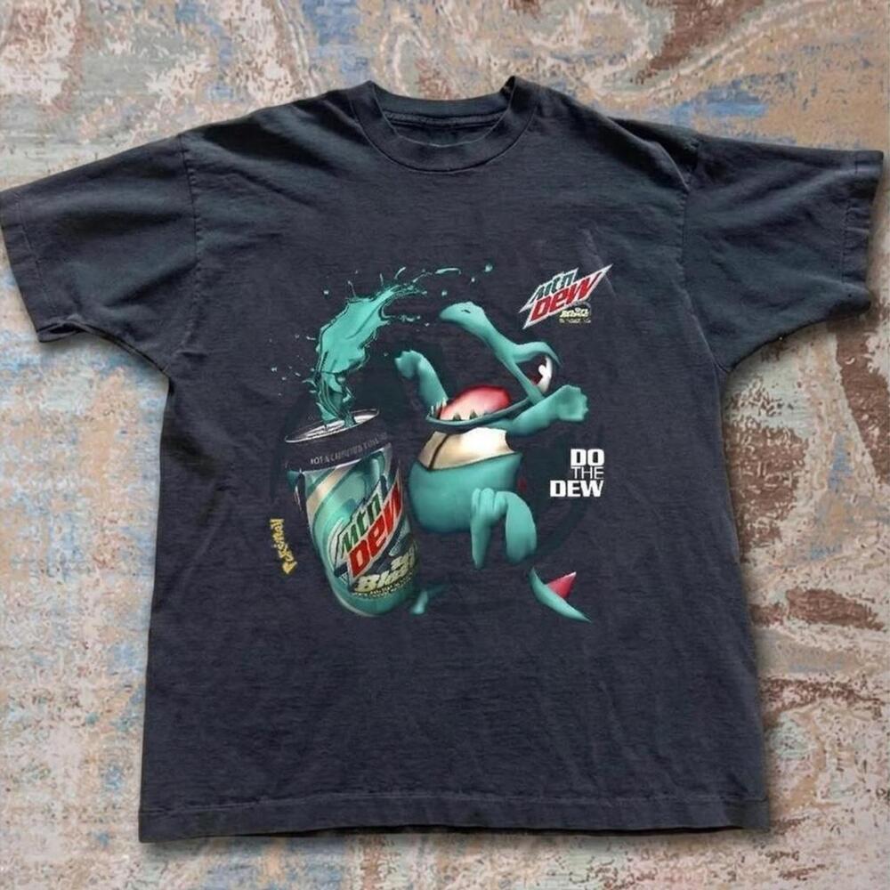 Mountain Dew Black Cotton T-Shirt